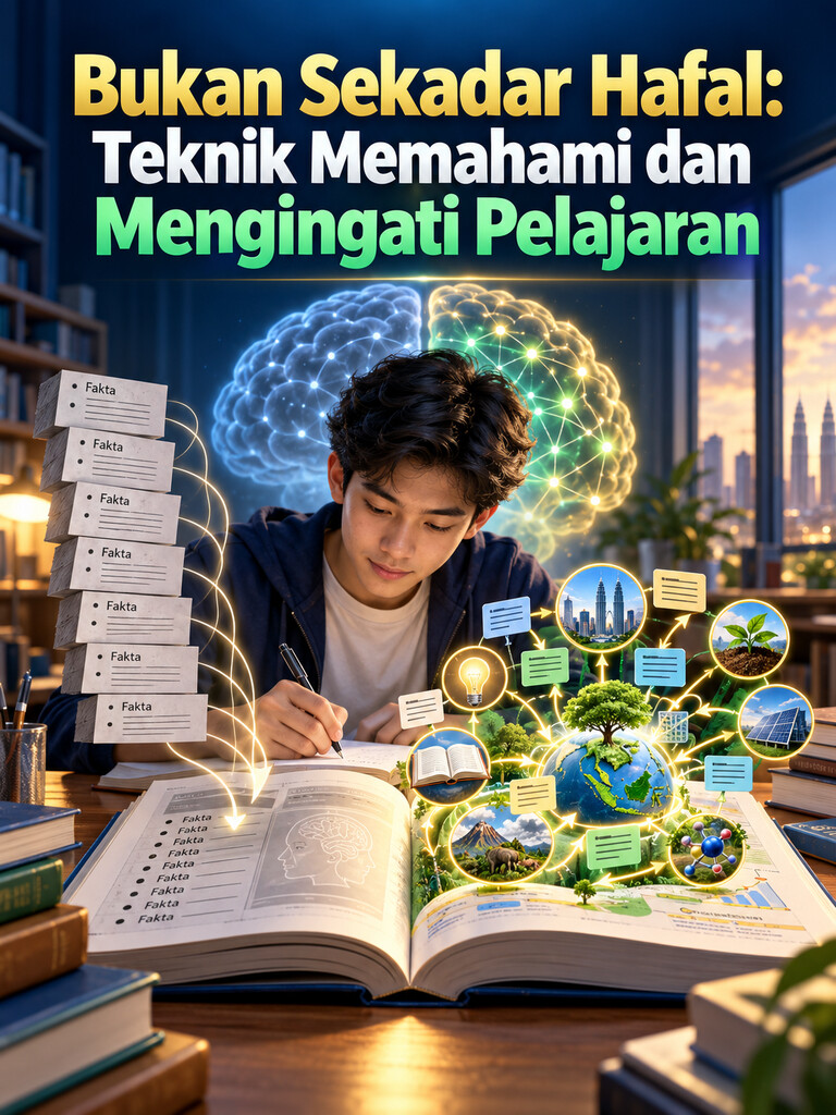 Bukan Sekadar Hafal: Teknik Memahami dan Mengingati Pelajaran