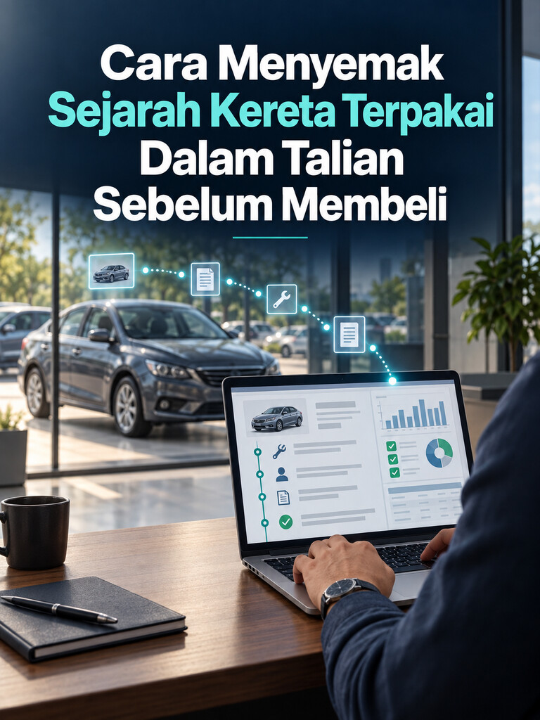 Cara Menyemak Sejarah Kereta Terpakai Dalam Talian Sebelum Membeli