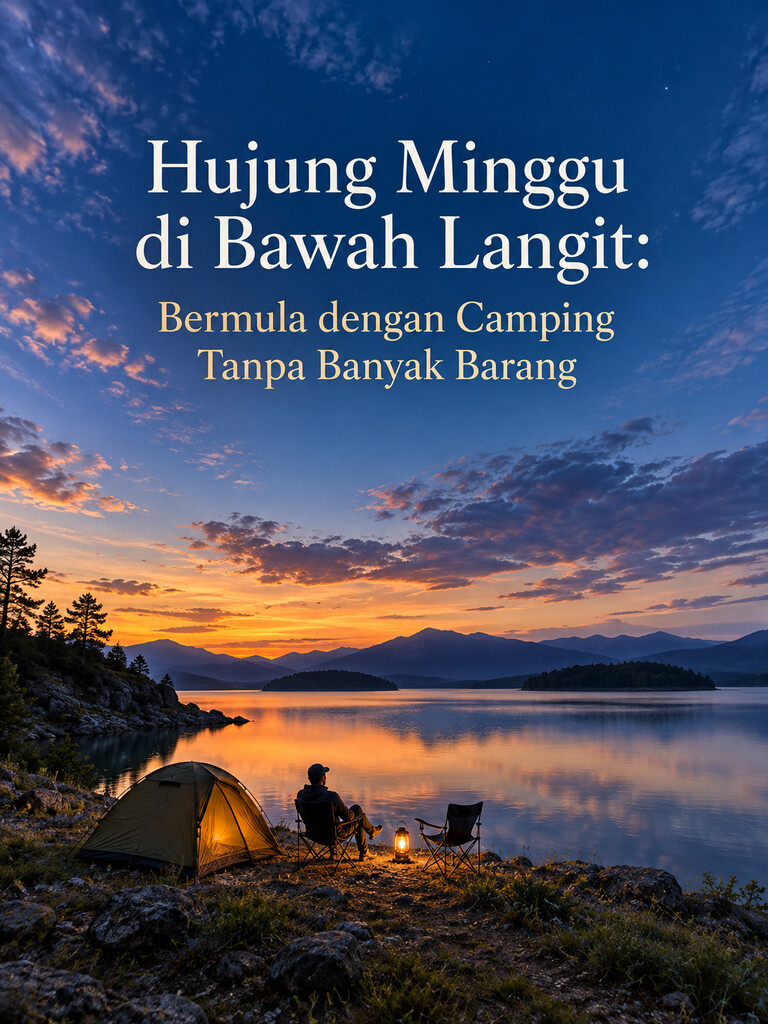 Hujung Minggu di Bawah Langit: Bermula dengan Camping Tanpa Banyak Barang