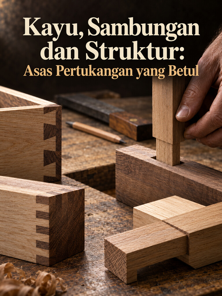 Kayu, Sambungan dan Struktur: Asas Pertukangan yang Betul