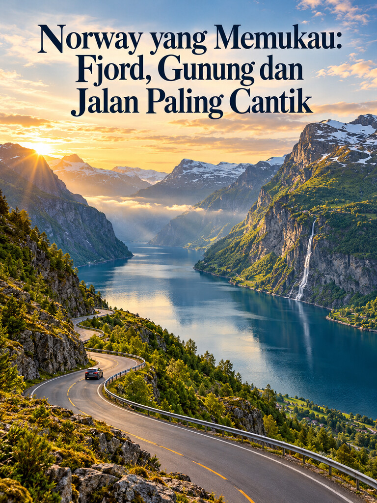 Norway yang Memukau: Fjord, Gunung dan Jalan Paling Cantik