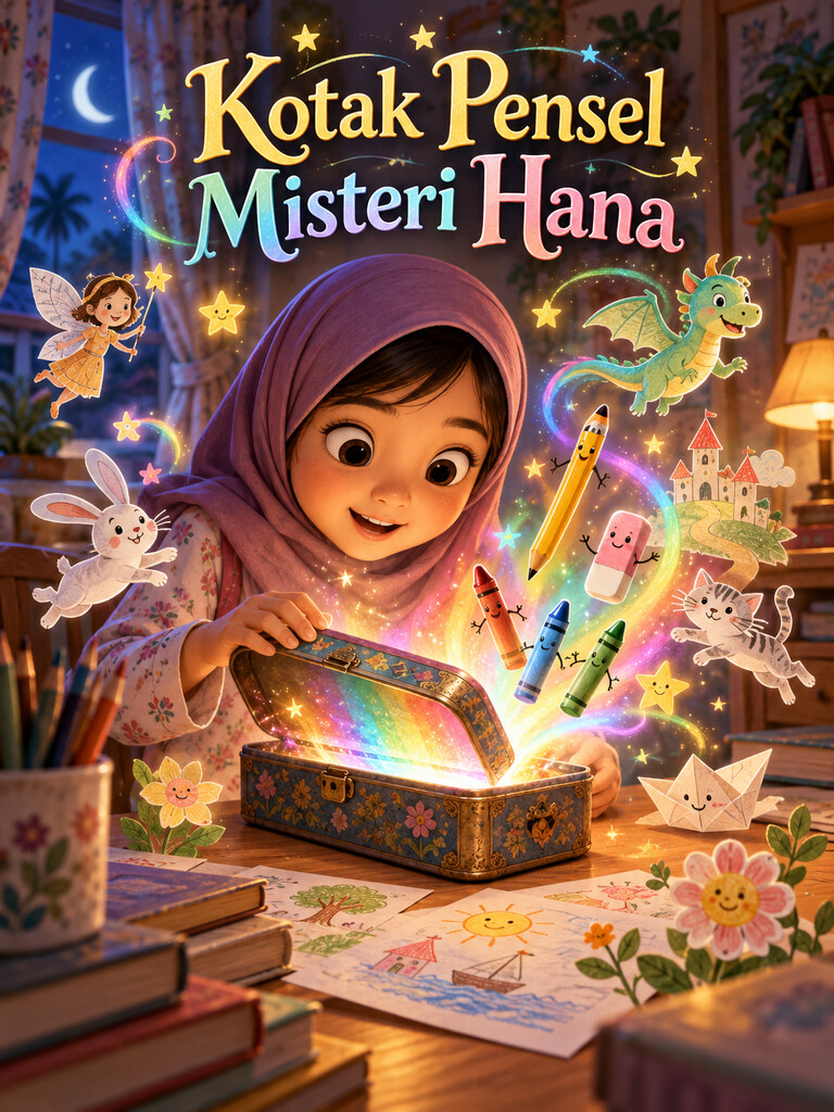 Kotak Pensel Misteri Hana