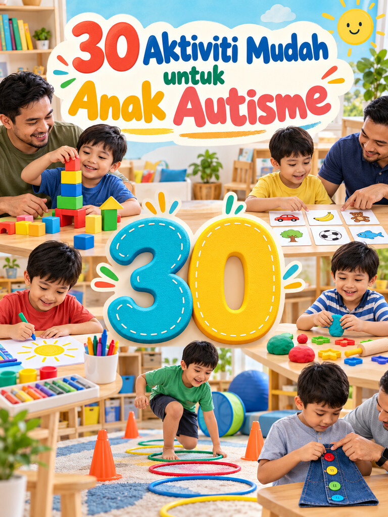 30 Aktiviti Mudah untuk Anak Autisme