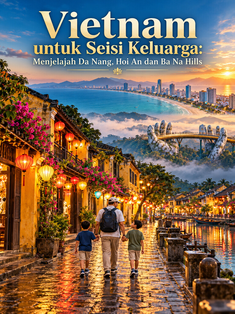 Vietnam untuk Seisi Keluarga: Menjelajah Da Nang, Hoi An dan Ba Na Hills