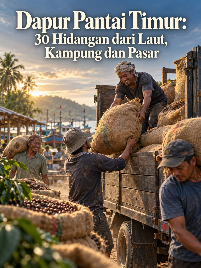Dapur Pantai Timur: 30 Hidangan dari Laut, Kampung dan Pasar