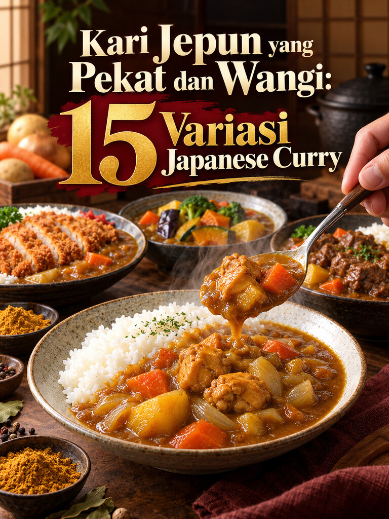 Kari Jepun yang Pekat dan Wangi: 15 Variasi Japanese Curry