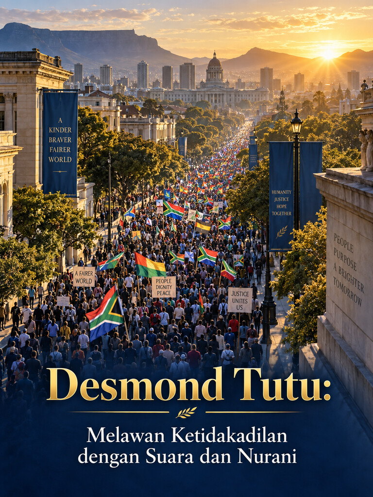 Desmond Tutu: Melawan Ketidakadilan dengan Suara dan Nurani