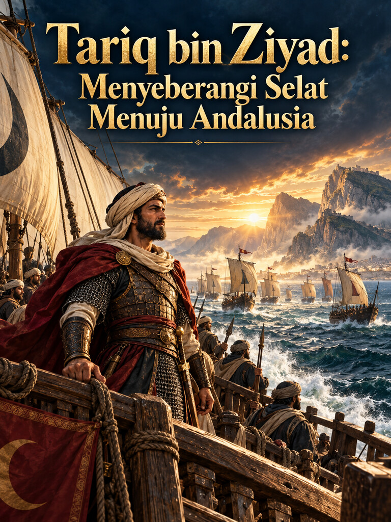 Tariq bin Ziyad: Menyeberangi Selat Menuju Andalusia