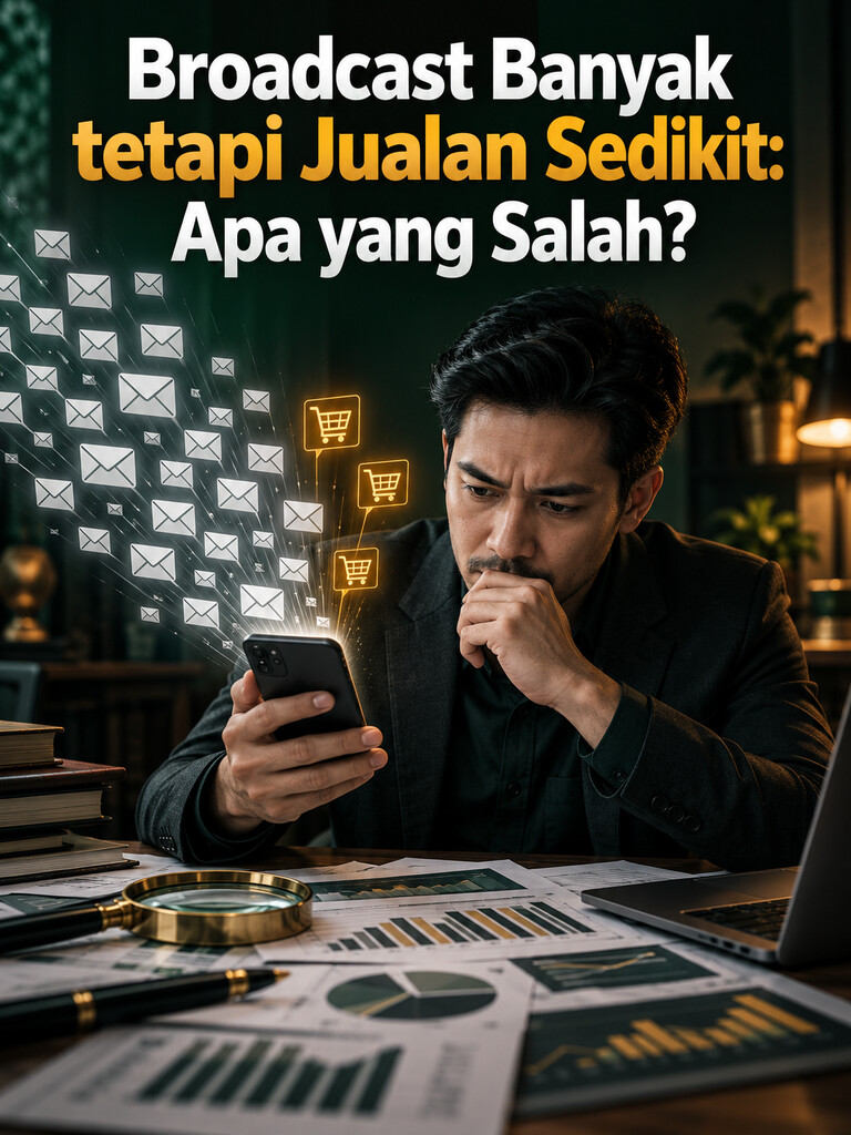 Broadcast Banyak tetapi Jualan Sedikit: Apa yang Salah?