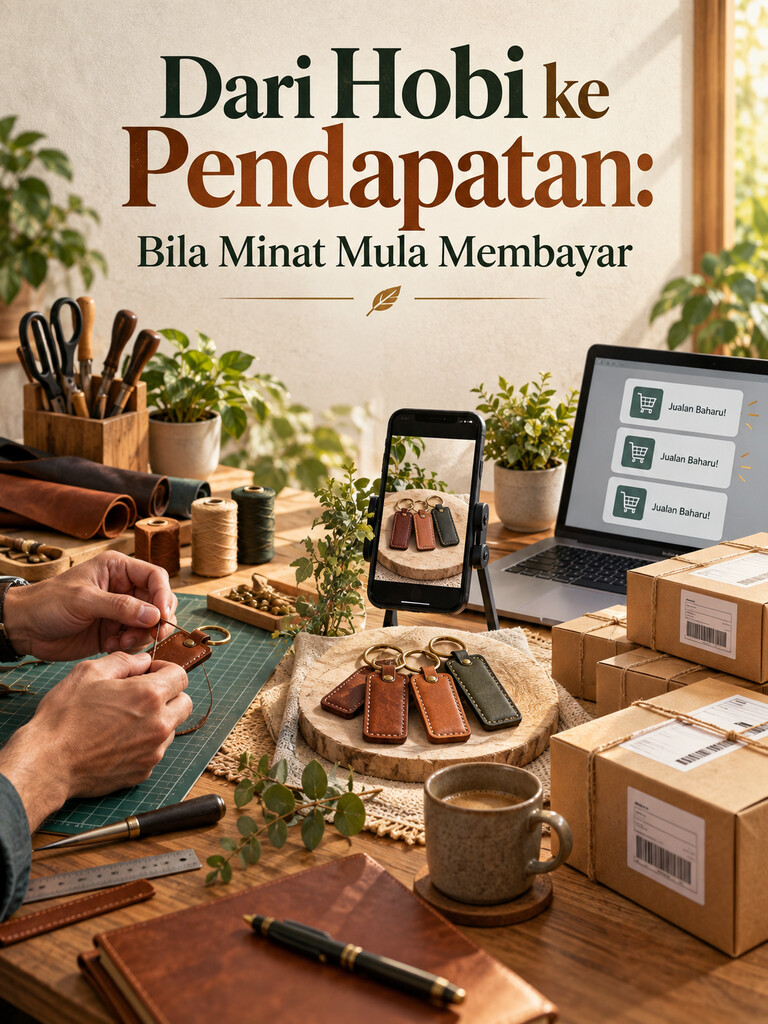 Dari Hobi ke Pendapatan: Bila Minat Mula Membayar