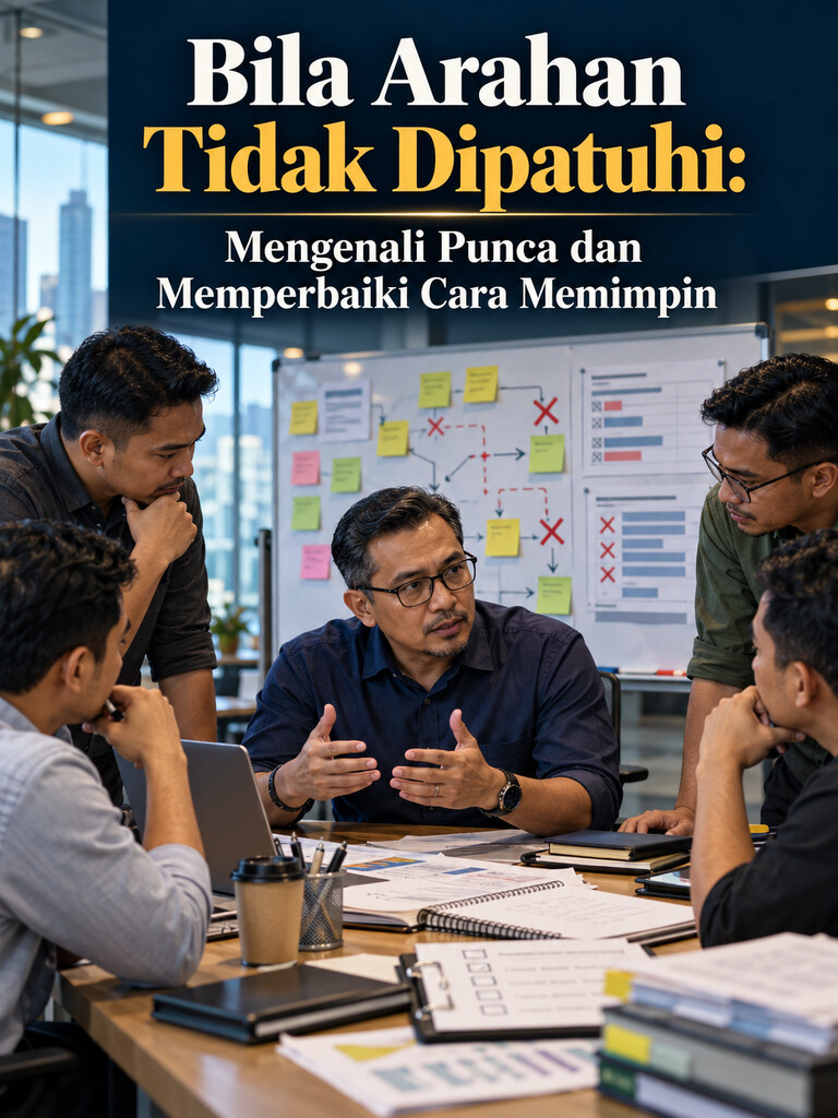 Bila Arahan Tidak Dipatuhi: Mengenali Punca dan Memperbaiki Cara Memimpin