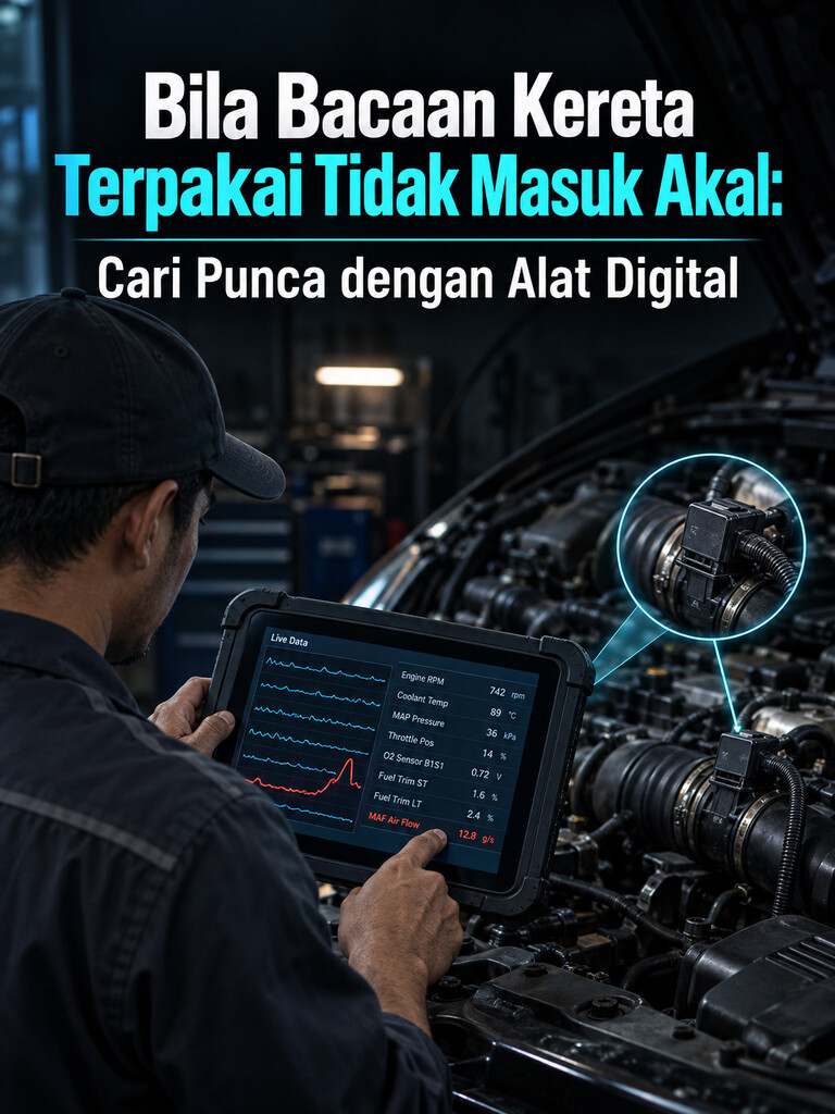 Bila Bacaan Kereta Terpakai Tidak Masuk Akal: Cari Punca dengan Alat Digital