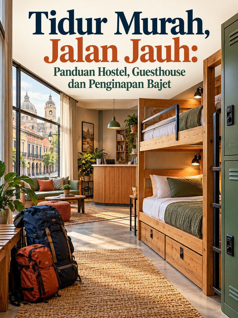 Tidur Murah, Jalan Jauh: Panduan Hostel, Guesthouse dan Penginapan Bajet