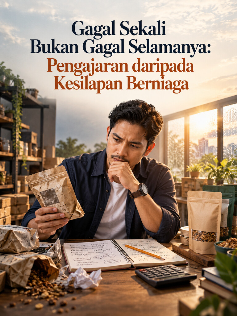 Gagal Sekali Bukan Gagal Selamanya: Pengajaran daripada Kesilapan Berniaga