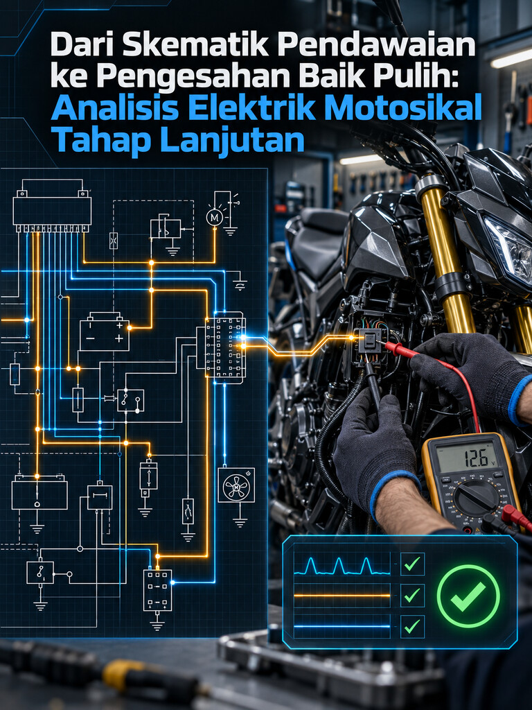 Dari Skematik Pendawaian ke Pengesahan Baik Pulih: Analisis Elektrik Motosikal Tahap Lanjutan