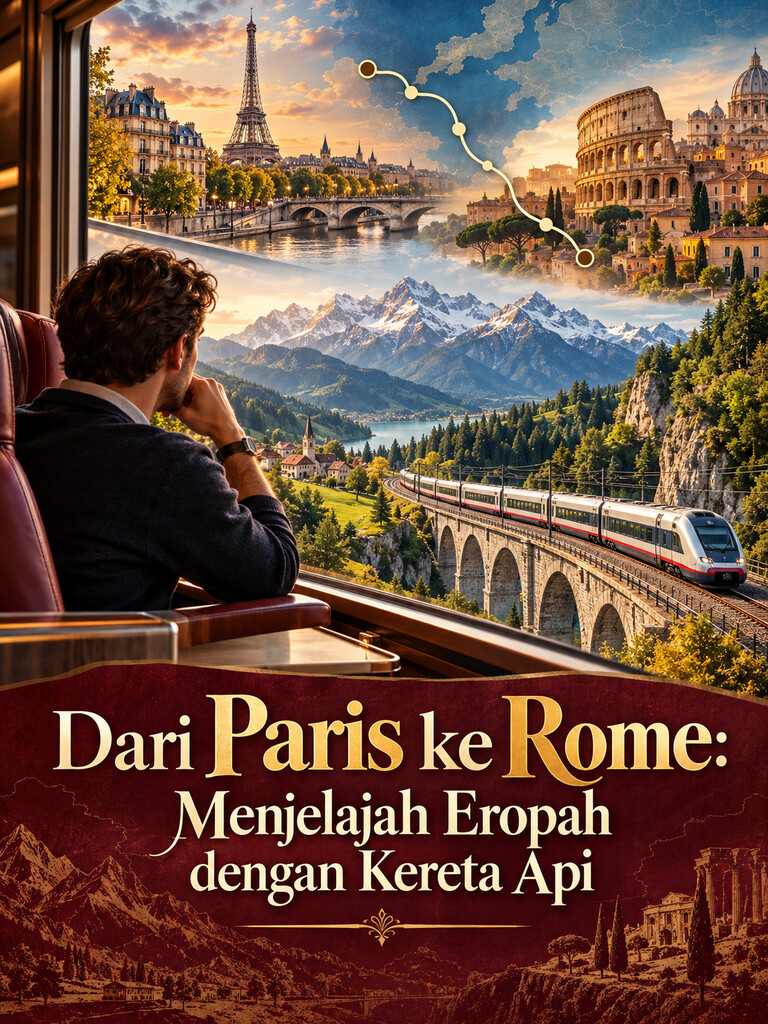 Dari Paris ke Rome: Menjelajah Eropah dengan Kereta Api