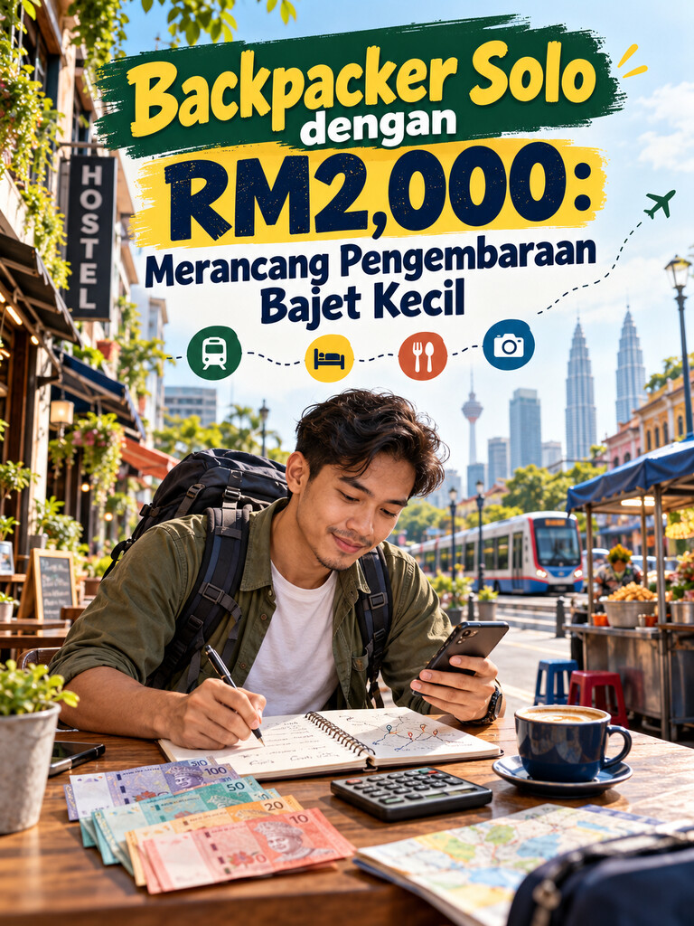 Backpacker Solo dengan RM2,000: Merancang Pengembaraan Bajet Kecil