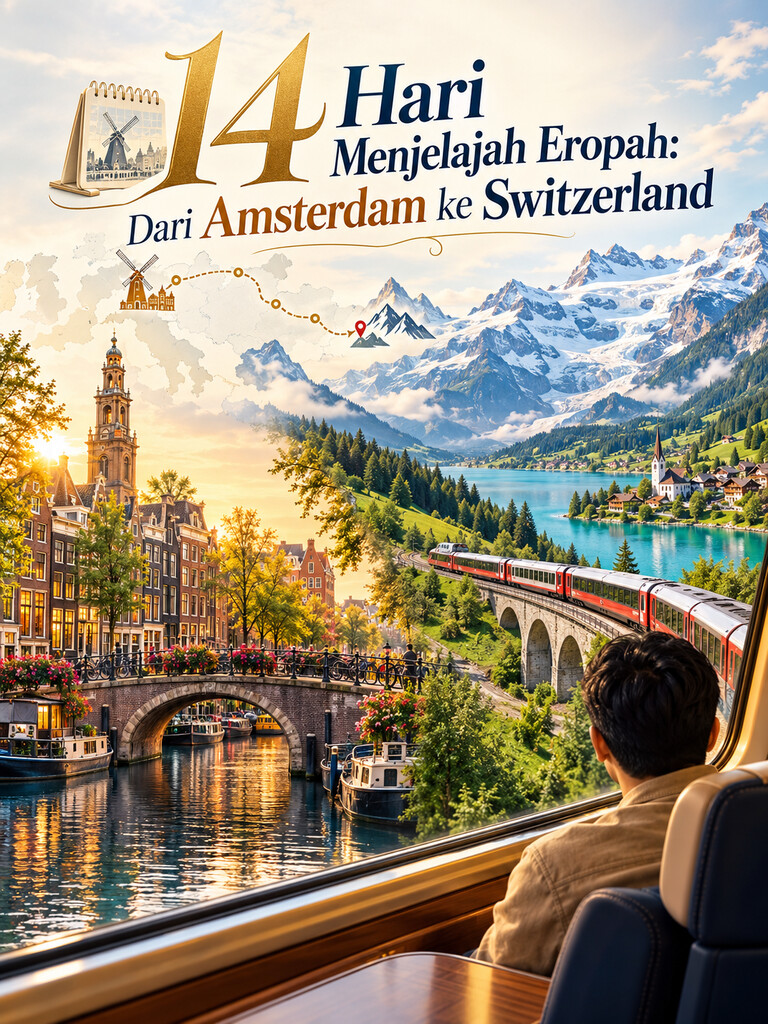 14 Hari Menjelajah Eropah: Dari Amsterdam ke Switzerland