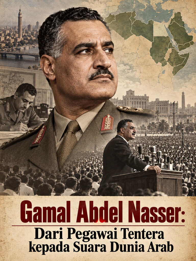 Gamal Abdel Nasser: Dari Pegawai Tentera kepada Suara Dunia Arab