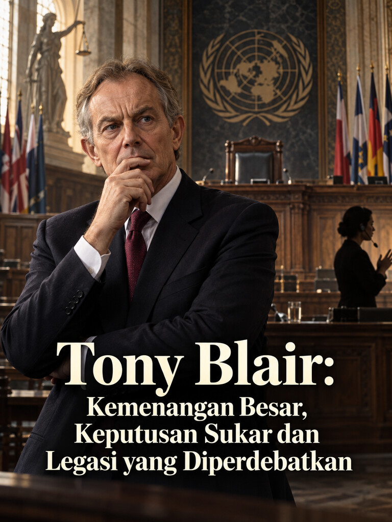Tony Blair: Kemenangan Besar, Keputusan Sukar dan Legasi yang Diperdebatkan