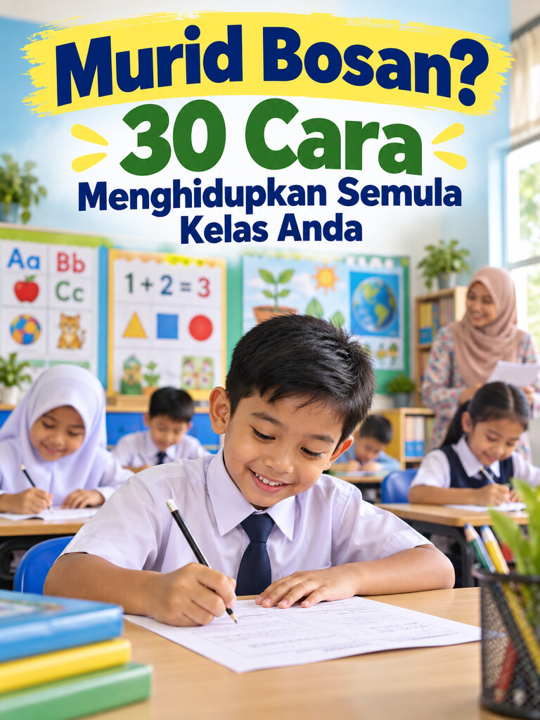 Murid Bosan? 30 Cara Menghidupkan Semula Kelas Anda