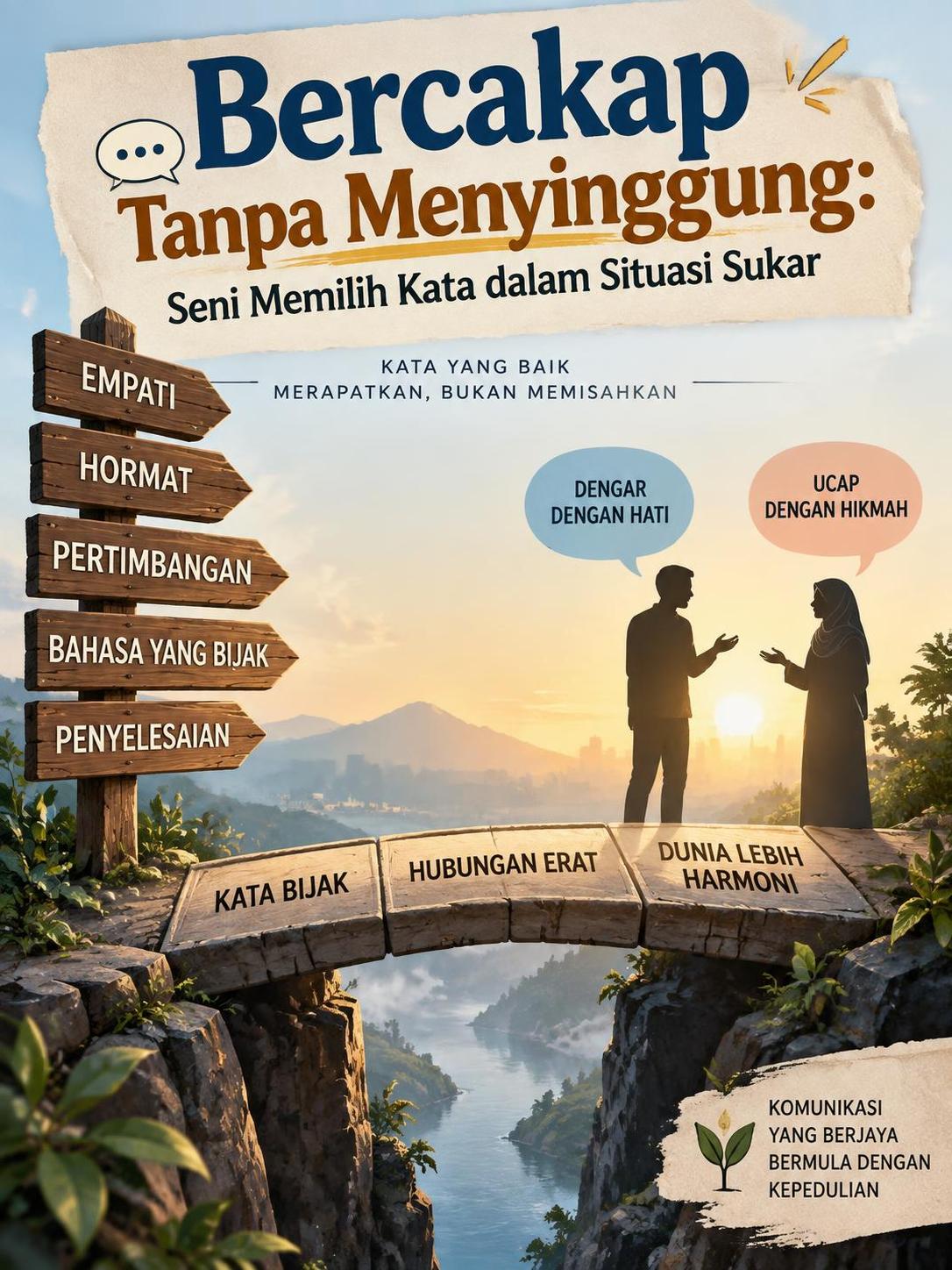 Bercakap Tanpa Menyinggung: Seni Memilih Kata dalam Situasi Sukar