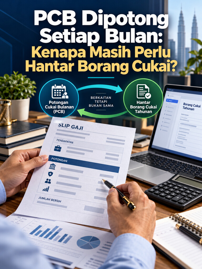 PCB Dipotong Setiap Bulan: Kenapa Masih Perlu Hantar Borang Cukai?