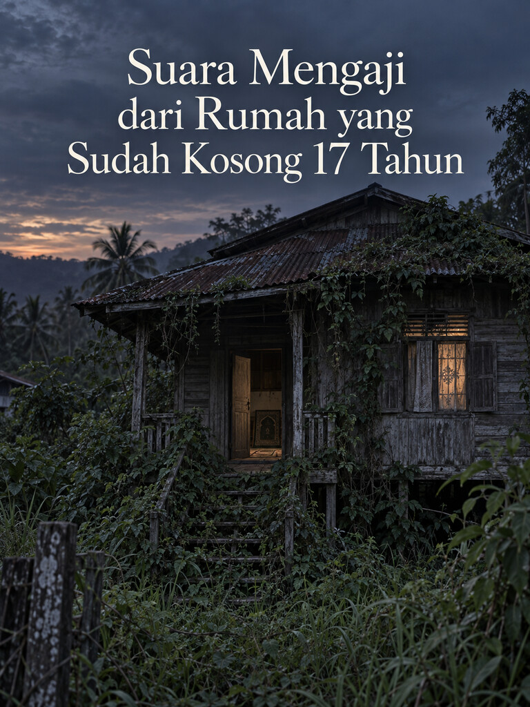 Suara Mengaji dari Rumah yang Sudah Kosong 17 Tahun