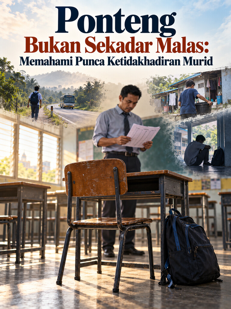 Ponteng Bukan Sekadar Malas: Memahami Punca Ketidakhadiran Murid