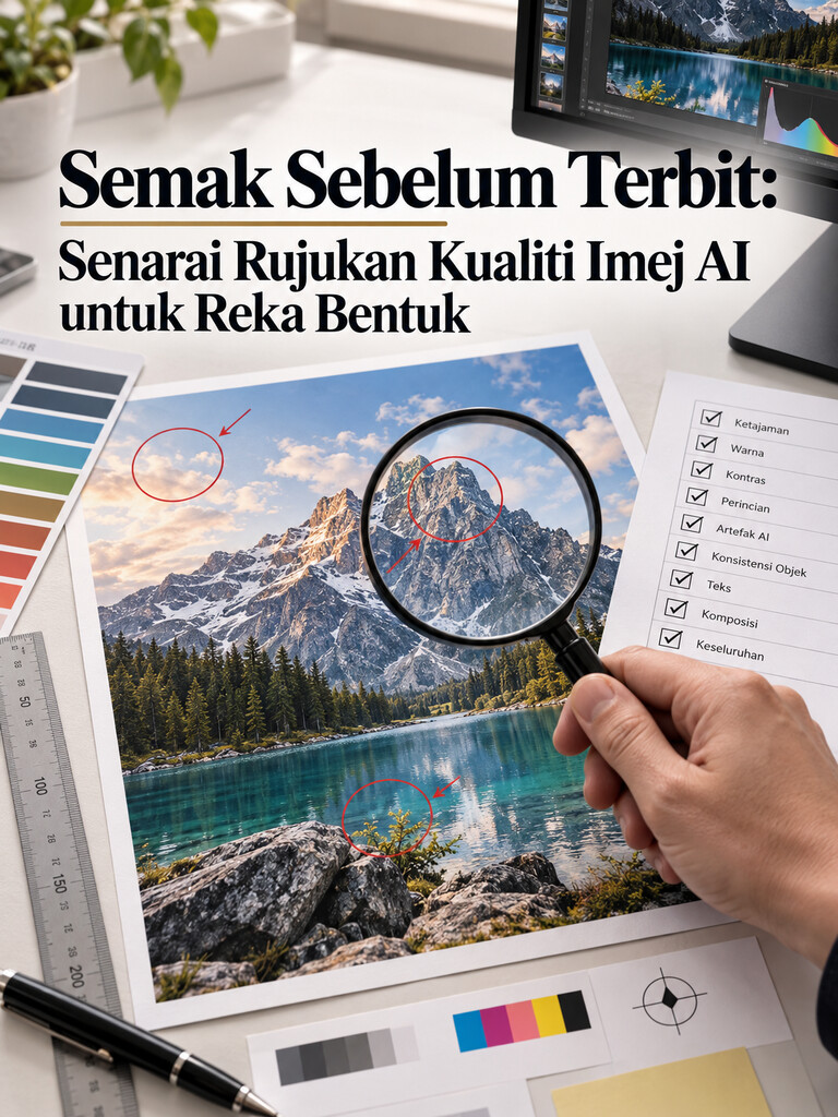 Semak Sebelum Terbit: Senarai Rujukan Kualiti Imej AI untuk Reka Bentuk