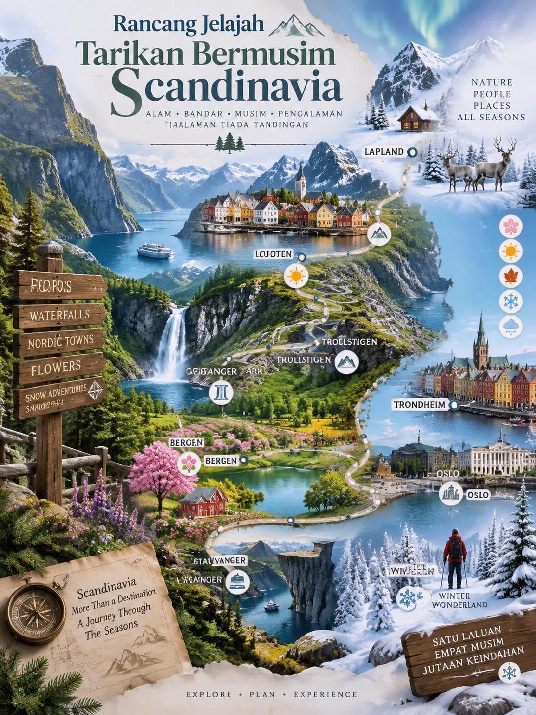 Rancang Jelajah Tarikan Bermusim Scandinavia