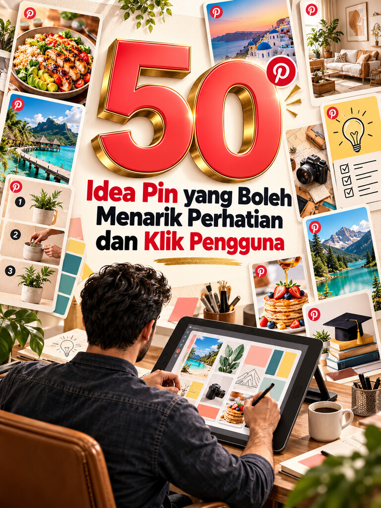 50 Idea Pin yang Boleh Menarik Perhatian dan Klik Pengguna