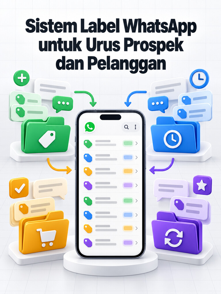 Sistem Label WhatsApp untuk Urus Prospek dan Pelanggan