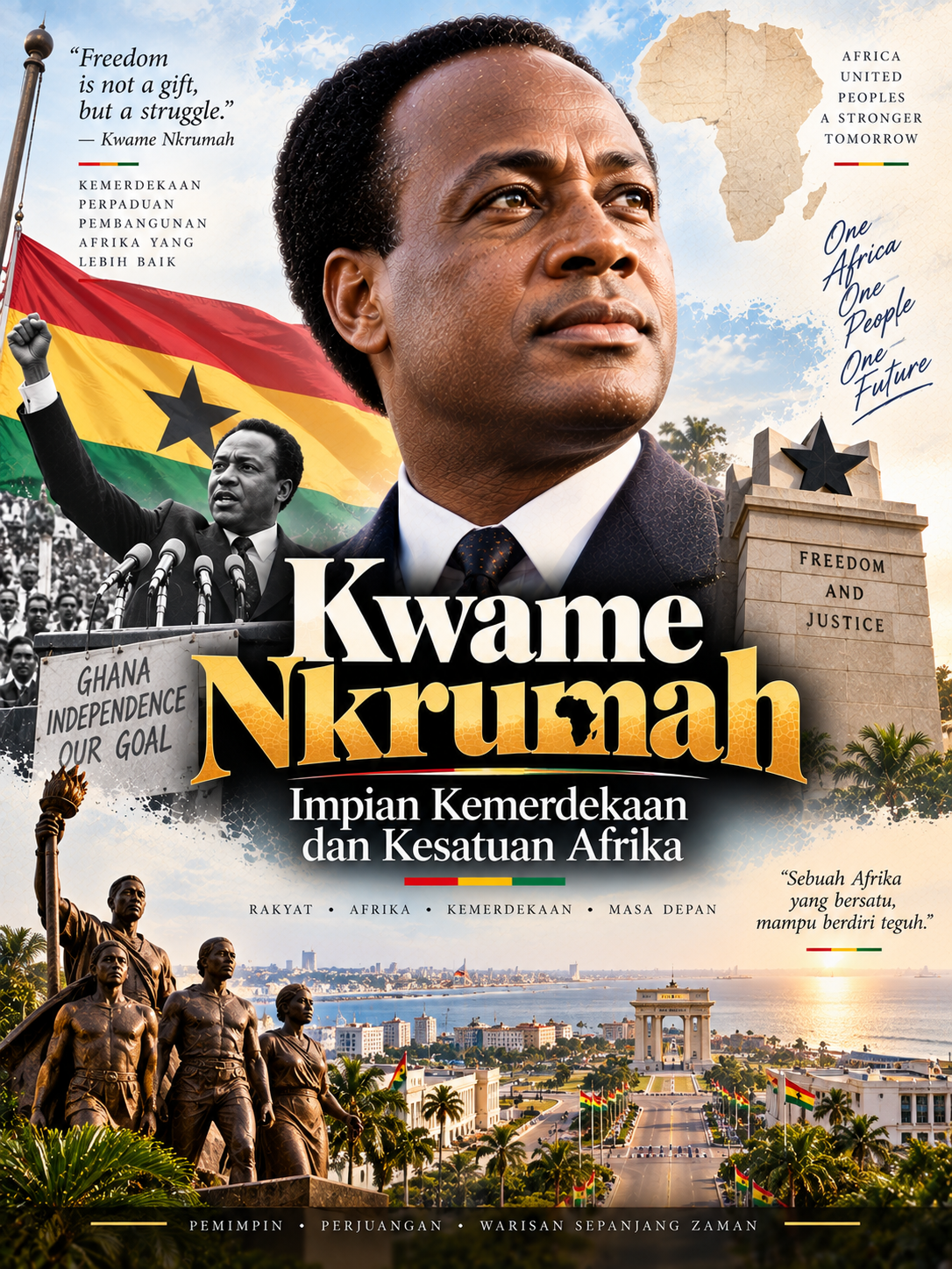 Kwame Nkrumah: Impian Kemerdekaan dan Kesatuan Afrika