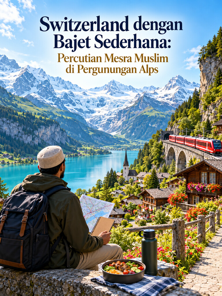 Switzerland dengan Bajet Sederhana: Percutian Mesra Muslim di Pergunungan Alps