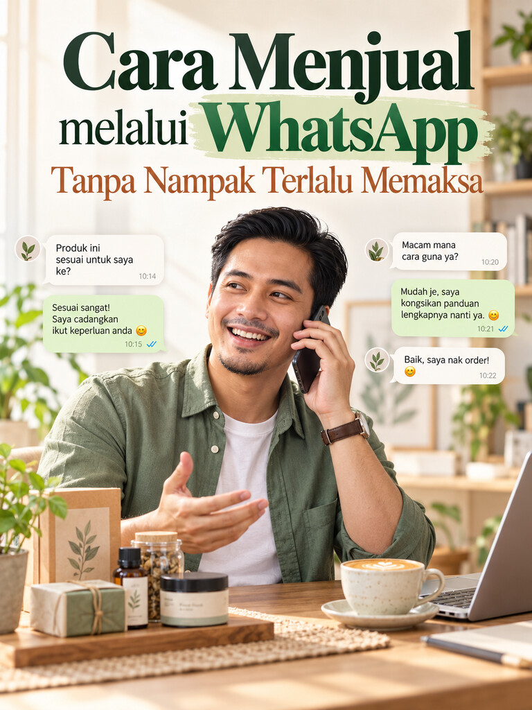Cara Menjual melalui WhatsApp Tanpa Nampak Terlalu Memaksa