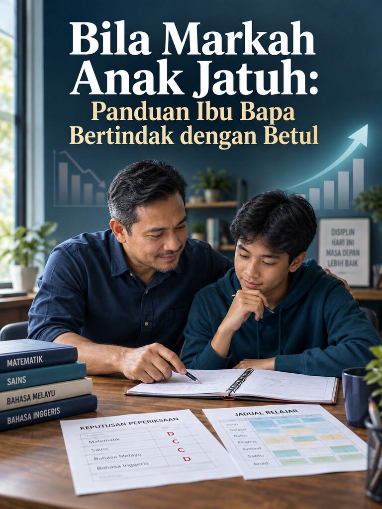 Bila Markah Anak Jatuh: Panduan Ibu Bapa Bertindak dengan Betul