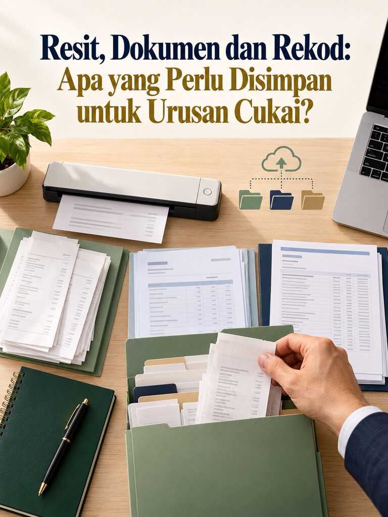 Resit, Dokumen dan Rekod: Apa yang Perlu Disimpan untuk Urusan Cukai?