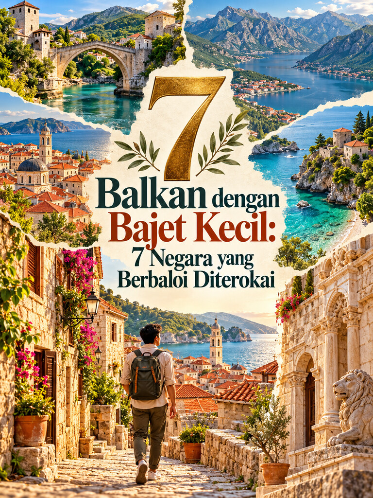 Balkan dengan Bajet Kecil: 7 Negara yang Berbaloi Diterokai