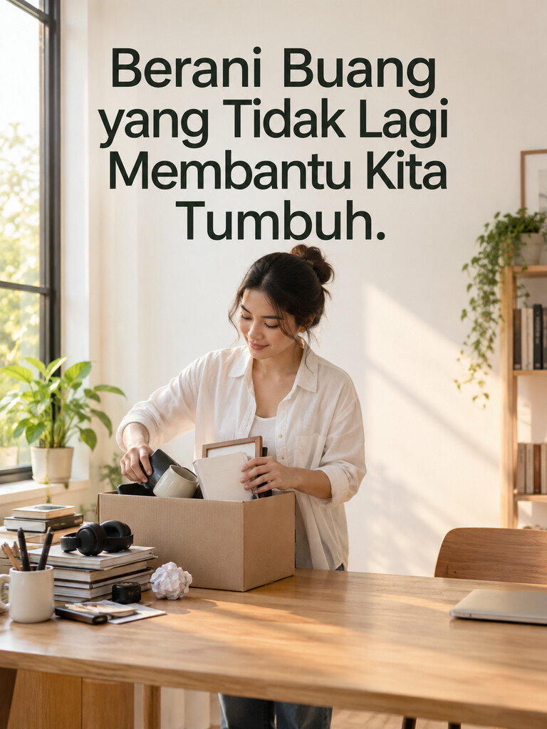 Berani Buang yang Tidak Lagi Membantu Kita Tumbuh