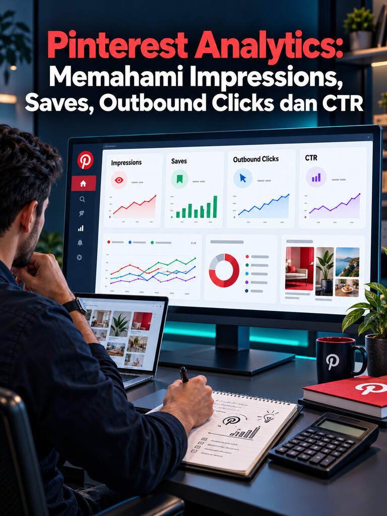 Pinterest Analytics: Memahami Impressions, Saves, Outbound Clicks dan CTR
