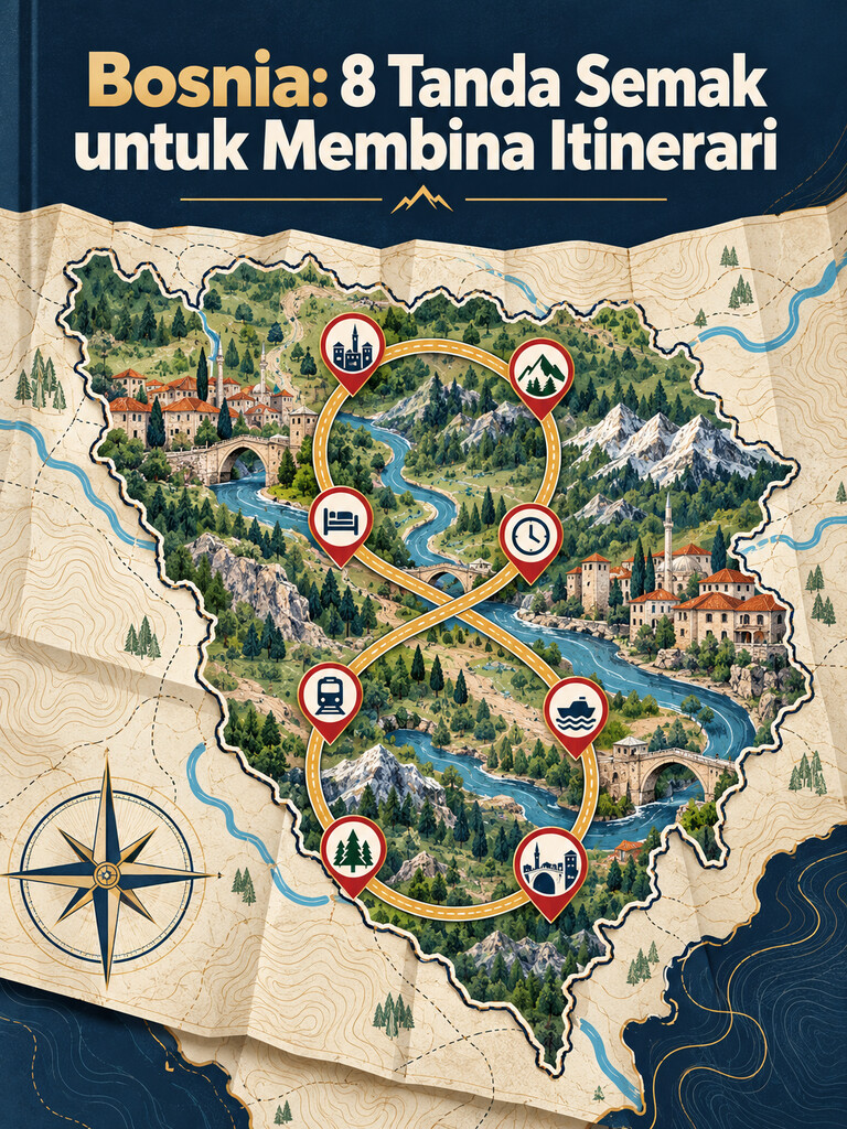 Bosnia: 8 Tanda Semak untuk Membina Itinerari