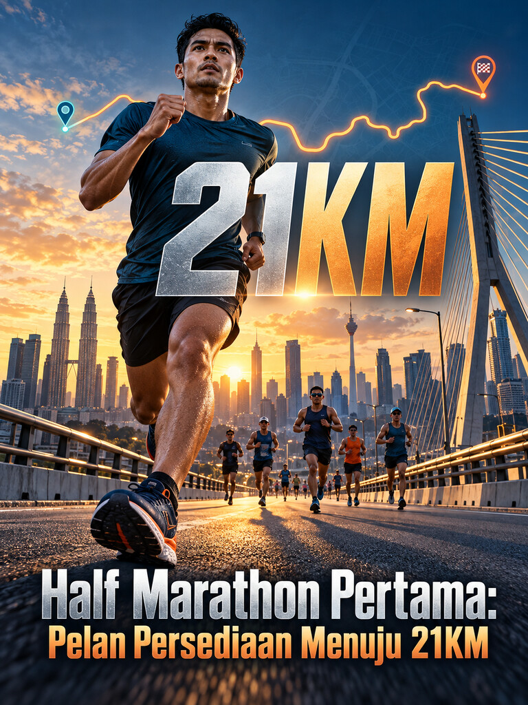 Half Marathon Pertama: Pelan Persediaan Menuju 21KM