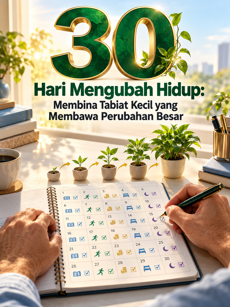30 Hari Mengubah Hidup: Membina Tabiat Kecil yang Membawa Perubahan Besar