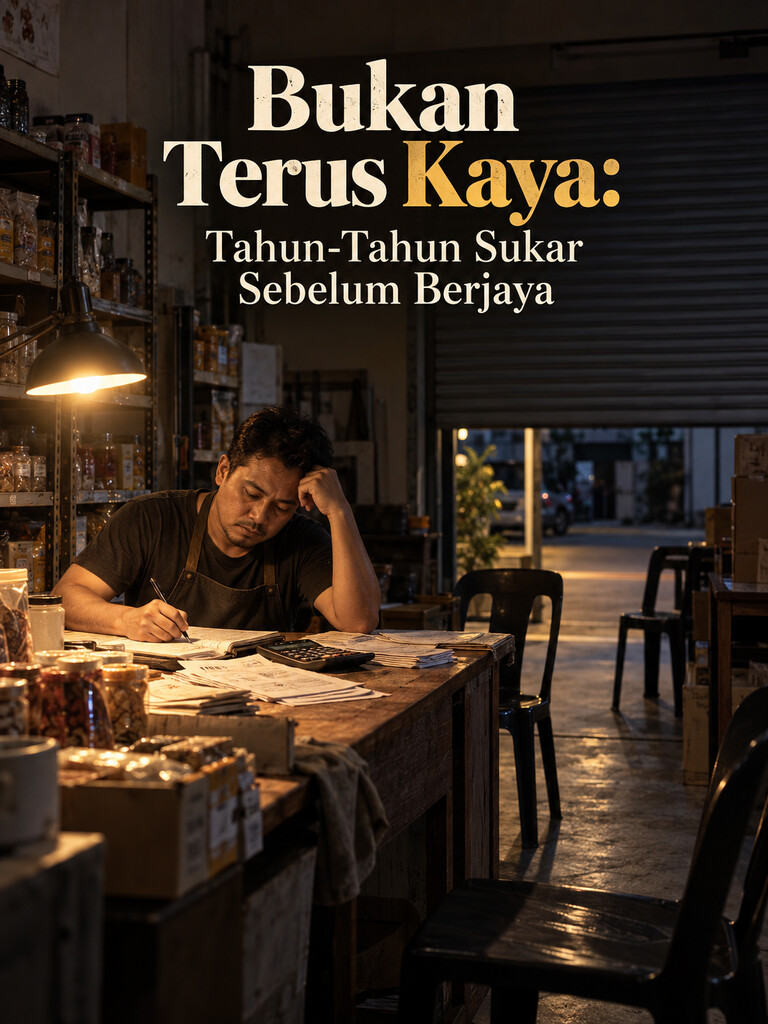 Bukan Terus Kaya: Tahun-Tahun Sukar Sebelum Berjaya