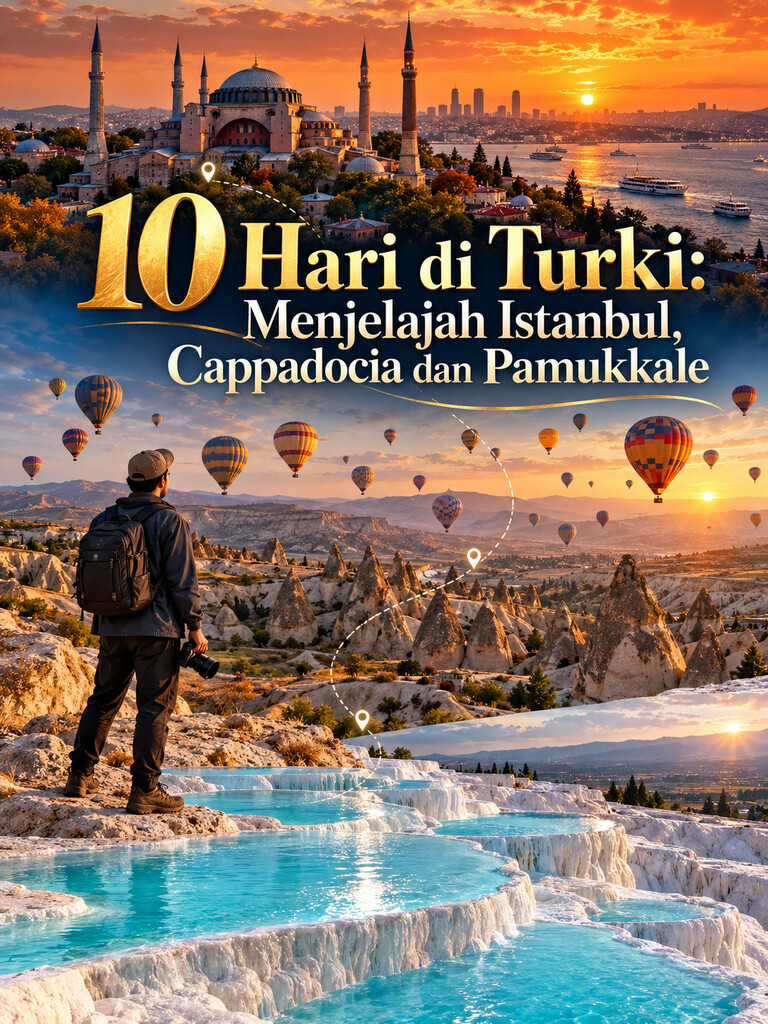 10 Hari di Turki: Menjelajah Istanbul, Cappadocia dan Pamukkale