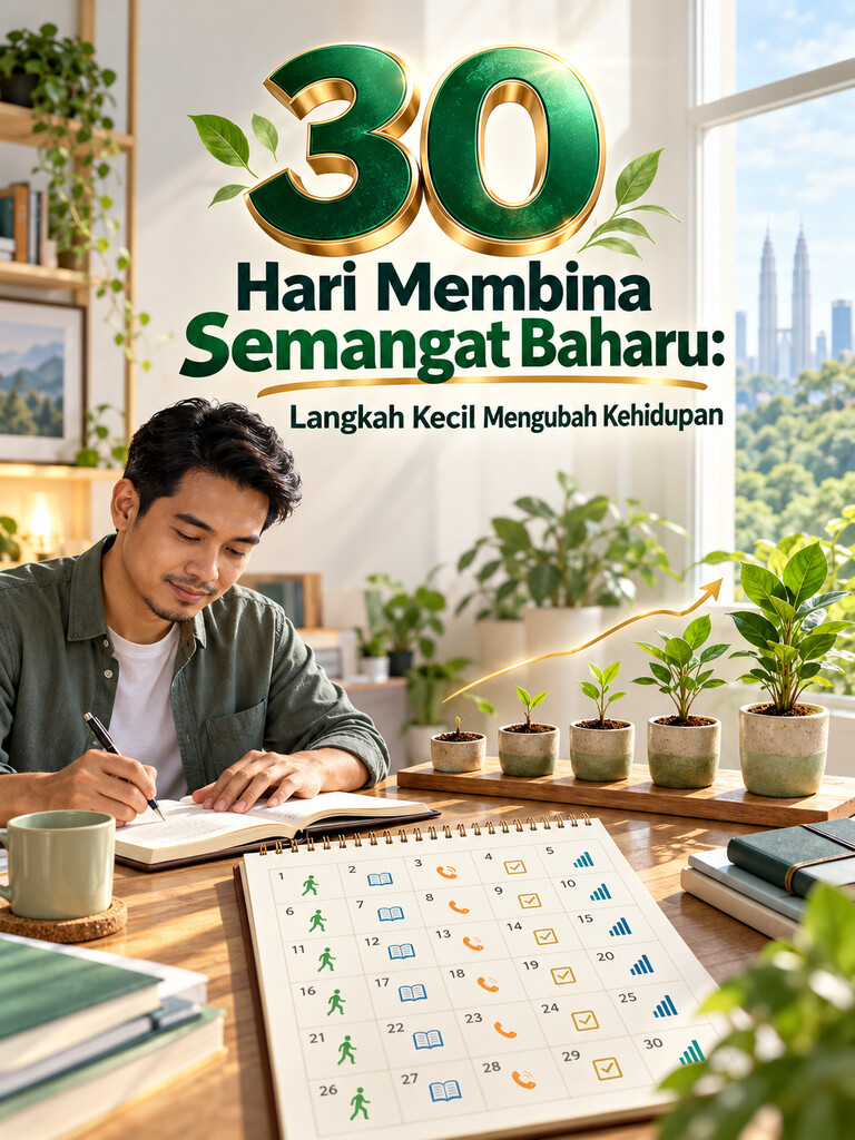 30 Hari Membina Semangat Baharu: Langkah Kecil Mengubah Kehidupan