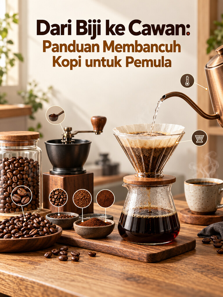 Dari Biji ke Cawan: Panduan Membancuh Kopi untuk Pemula