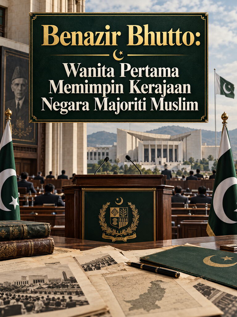 Benazir Bhutto: Wanita Pertama Memimpin Kerajaan Negara Majoriti Muslim
