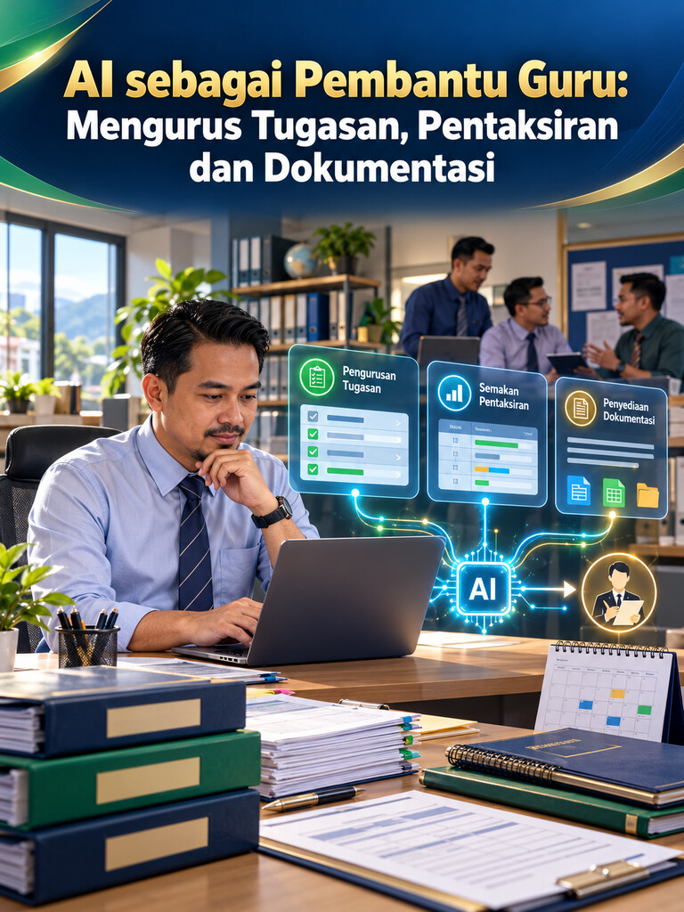 AI sebagai Pembantu Guru: Mengurus Tugasan, Pentaksiran dan Dokumentasi